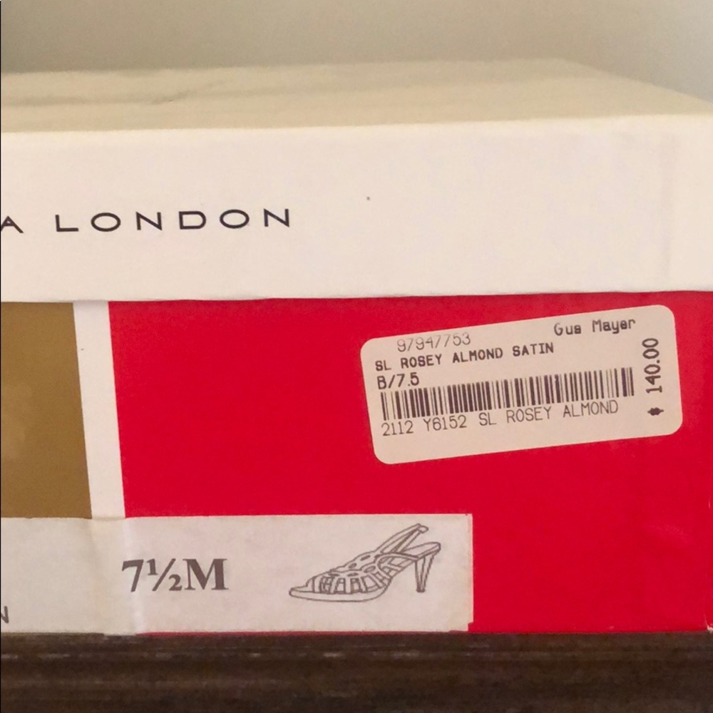 SACHA LONDON ROSEY ALMOND DRESS SANDALS - Picture 2 of 6